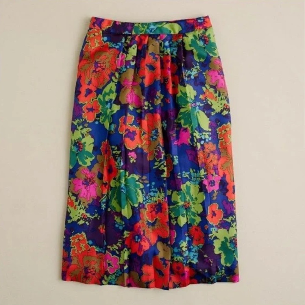 NEW J. Crew Dorothy silk skirt 8